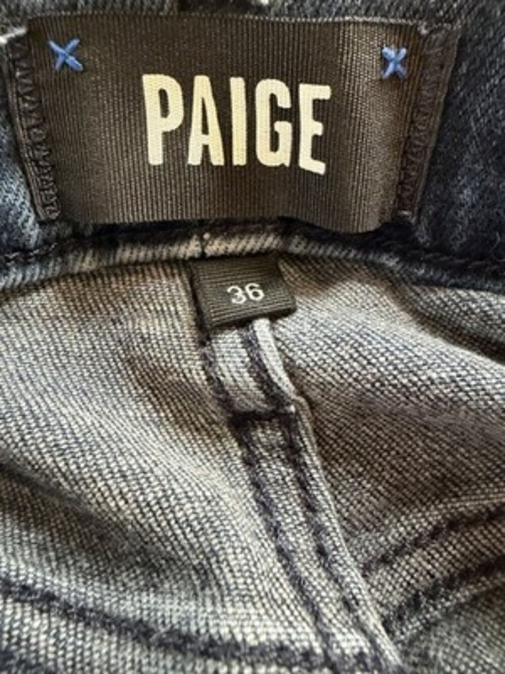 PAIGE Federal Slim Straight Leg Men's Jeans in Dark Blue Wash Size 36x32 - Picture 4 of 5